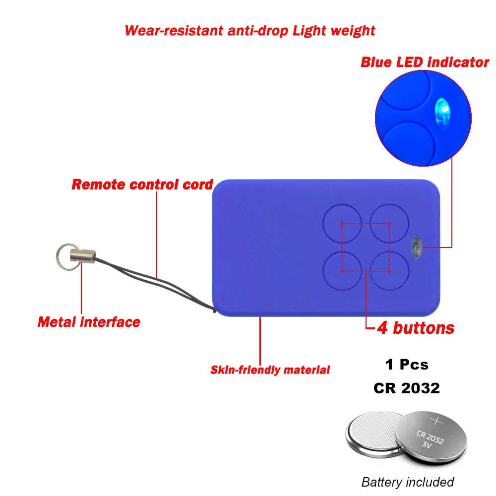 пульт для ворот Лучший Совместимость 287 868 МГц Универсальный управления