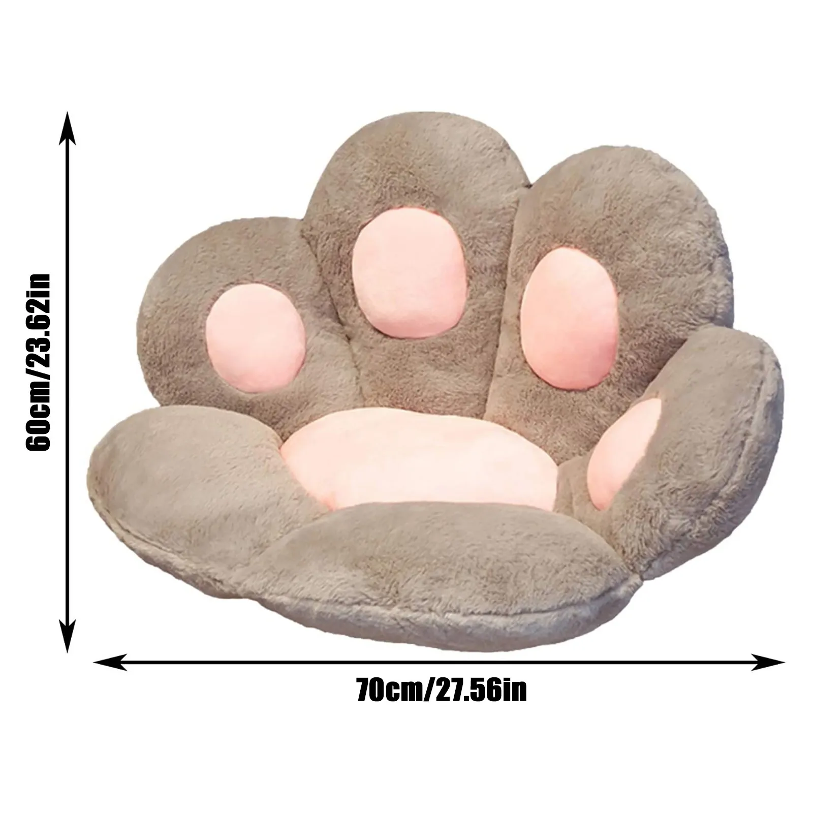 Симпатичная Подушка двухсторонняя подушка для кресла плюшевая кошачья лапа