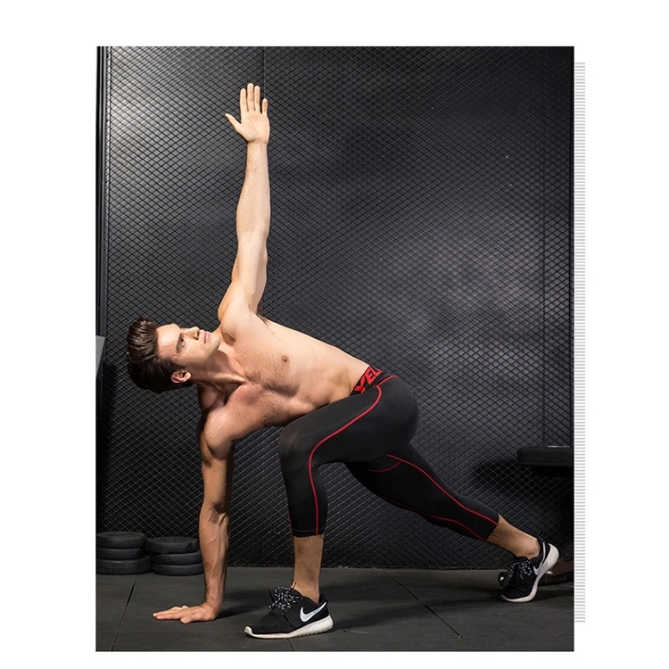 Мужские компрессионные облегающие штаны базовые шорты для бега крутые сухие