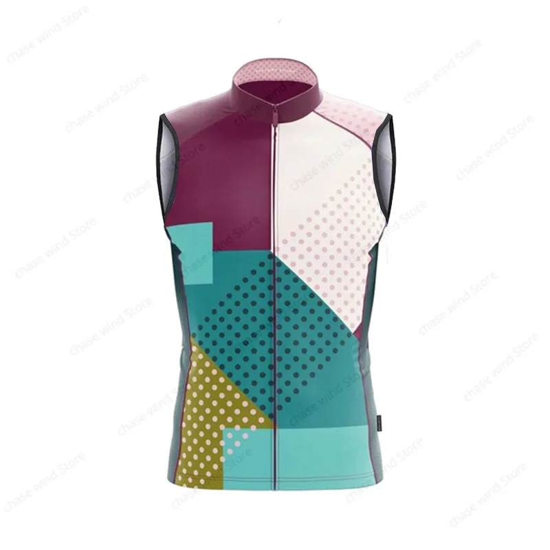 

2021 Men Cycling Jersey Summer Sleeveless Vest Cycle Clothing MTB Road Bike Riding Wear Breathable Sport Bike Shirt Raphaful