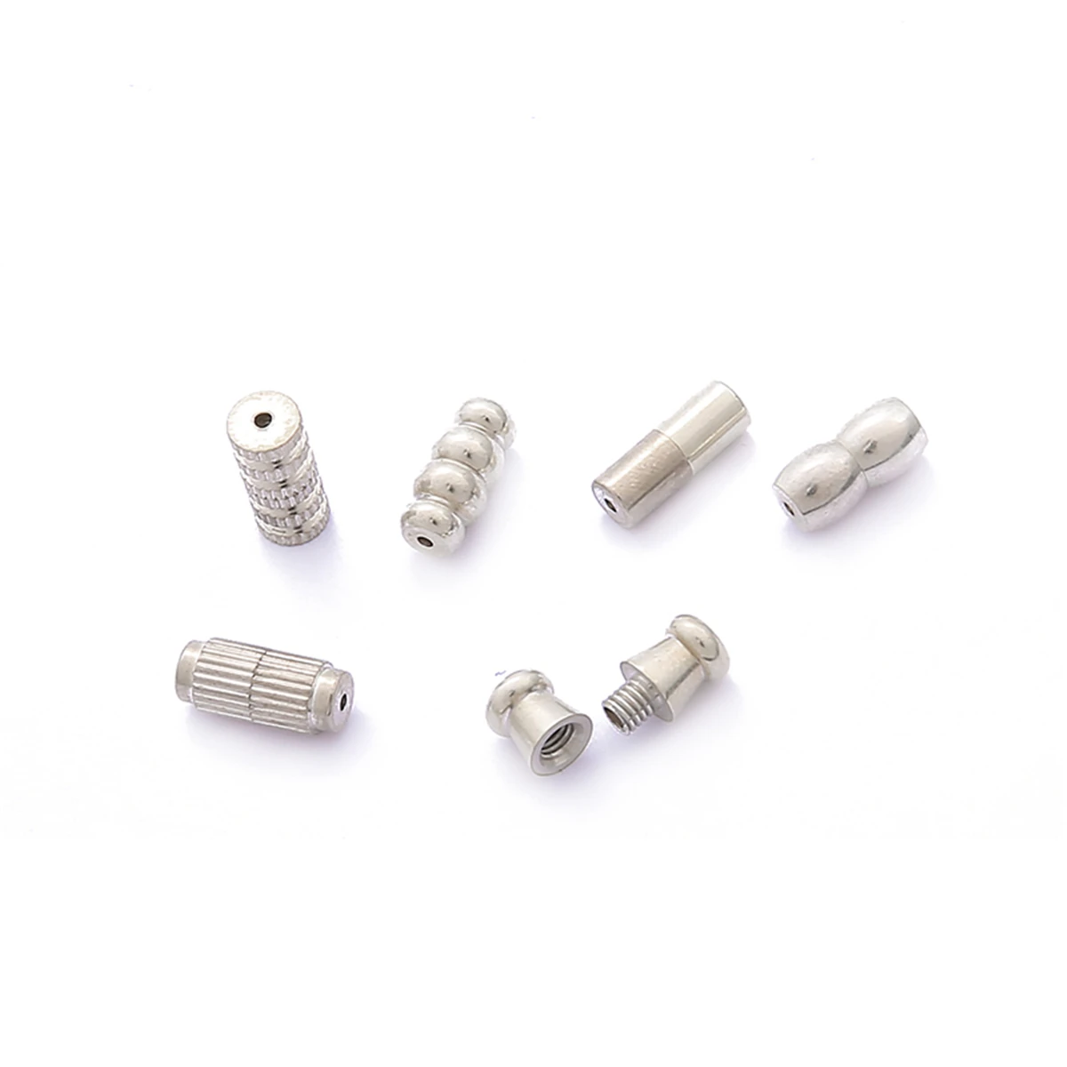 1 шт. серебряный цвет рандомная Пряжка закрытая застежка для бисероплетения