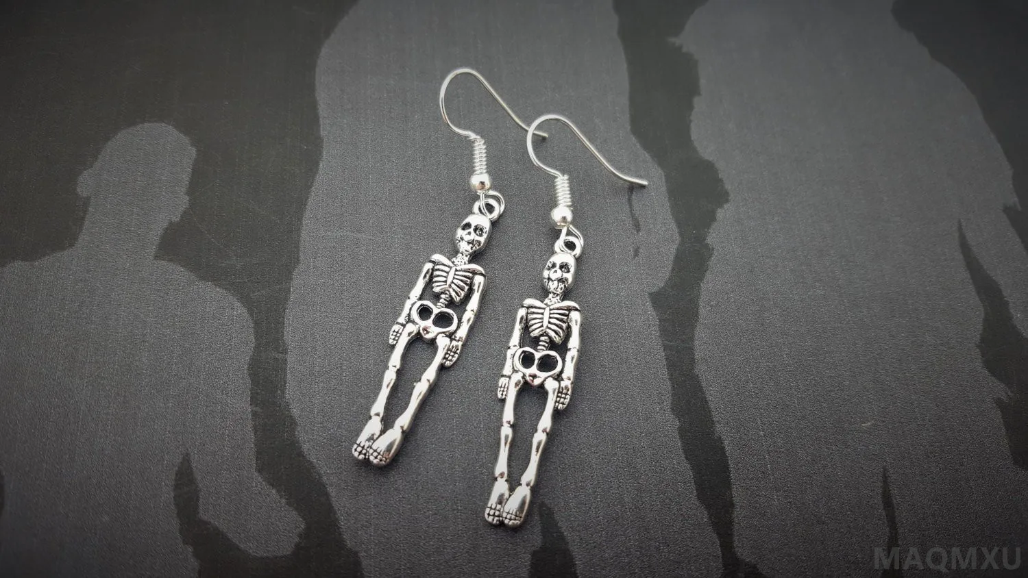 Новинка панковские висячие серьги скелетоны для Хэллоуина ночного клуба