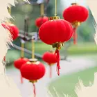 1 компл., китайский фонарь, Привлекательный подвесной фонарь в китайском стиле, миниатюрный фонарь, Декор