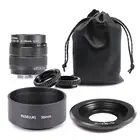 35 мм f1,7 объектив CCTV + переходное кольцо + 2 макрокольца + бленда объектива для P anasonicO lympus Micro43 M43 Mirroless камеры