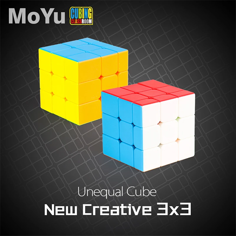 

Moyu Mofang Jiaoshi Unequal Cube 3x3x3 Magic Cube Educational Toys for Brain Trainning magico cubo - Colorful