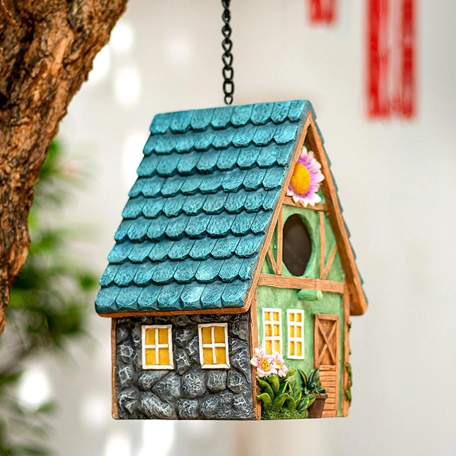 Birdhouses For Outside Resin Hanging Bird Cage, Used For Outdoor Garden Bird Cages, Bird Nests, N est Birds Accessoires