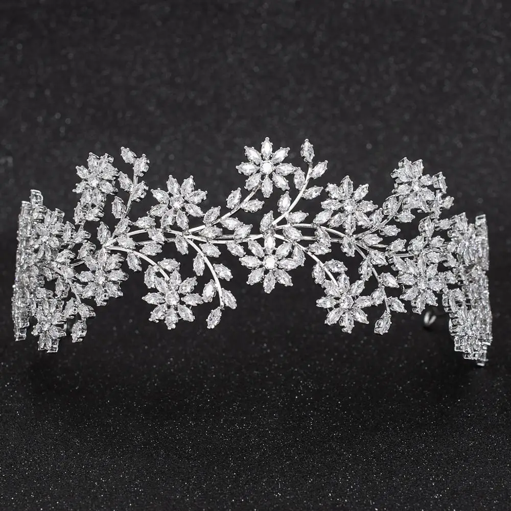 2019 новый хрустальный кубический цирконий для невесты Свадебная Мягкая повязка