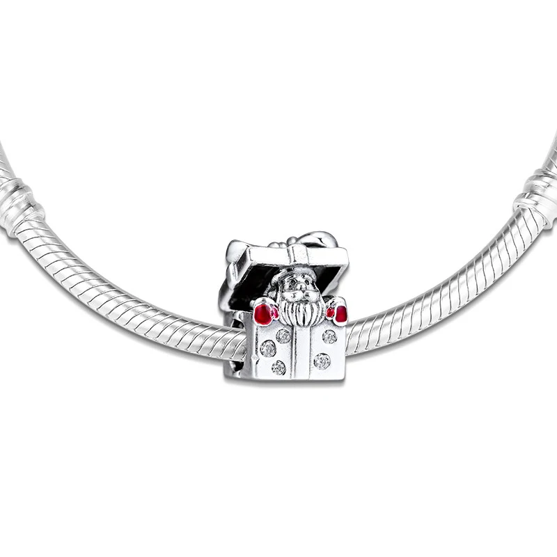 Оптовая продажа очаровательные металлические бусины из серебра 925 пробы в