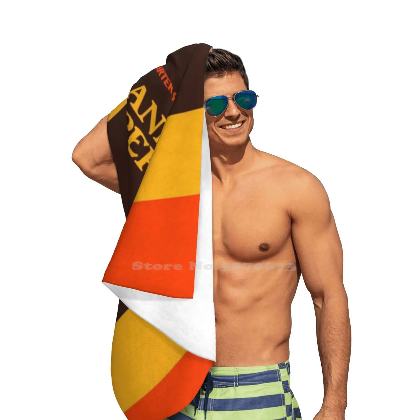 Пляжное полотенце с 3D-принтом Island Hoppers Magnum Pi сильное поглощение воды продажа