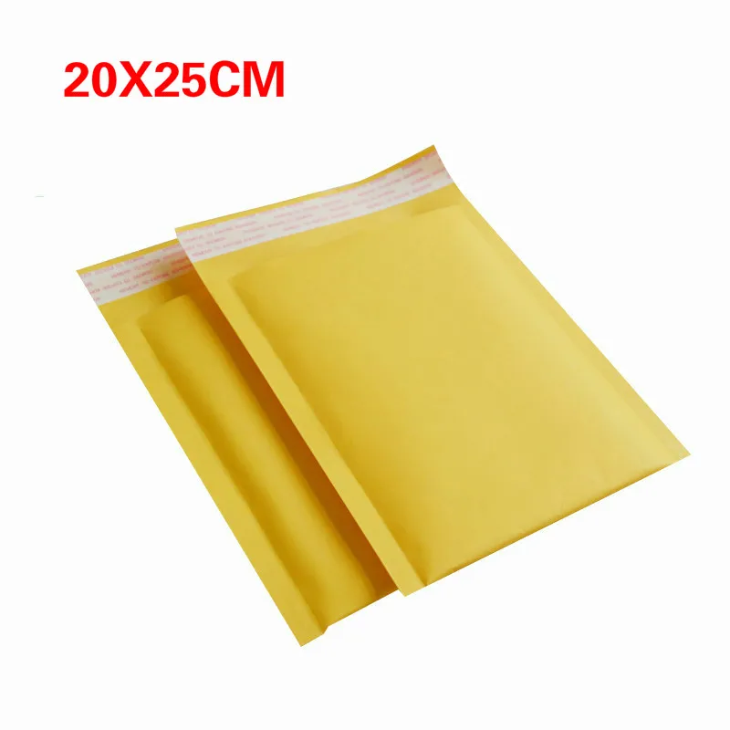 50pcs/lot Paper Envelopes Bags Mailers Padded Envelope with Mailing Bag Business Supplies Gift Wrap Storage 20*25cm |