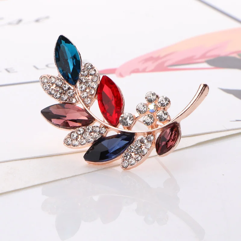 Брошь женская/Мужская из цинкового сплава и розового золота | Украшения