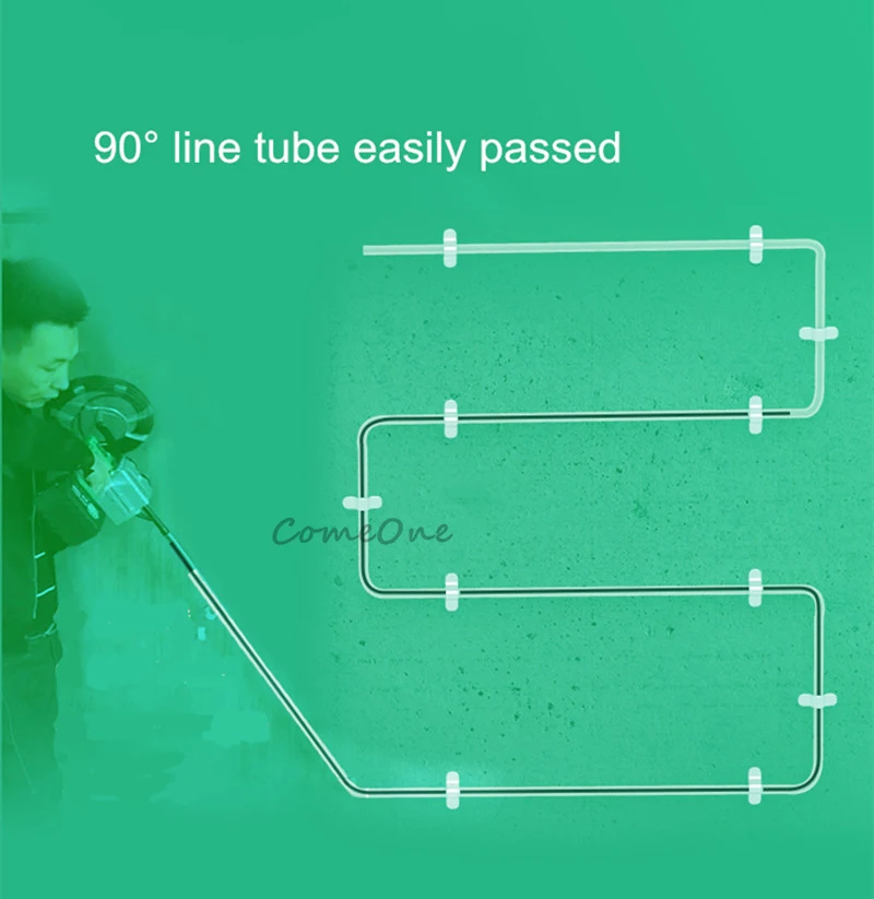 NEW CXJ 88VF 10000MAN Electrician Stringing Machine Fully Automatic Wall Lead Wire Electric Charging Threading Machine 40m/min