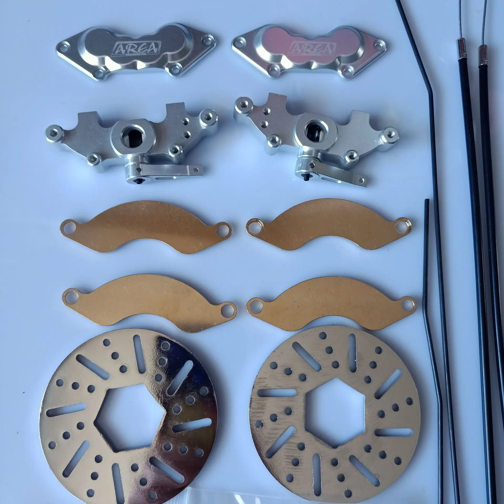 

Area CNC wire disc cable brake system with copper pad for HPI baja 5b 5t 5sc buggy 1/5 rc car