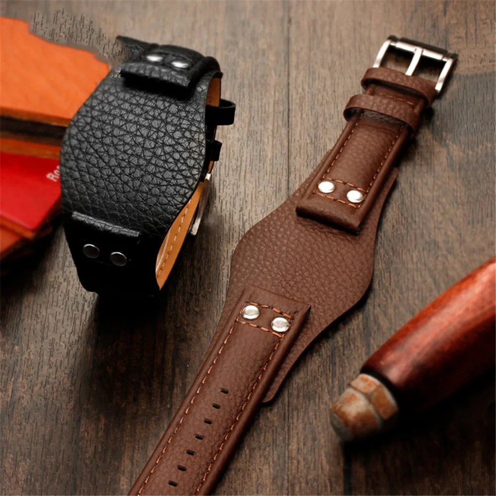 Ремешок из натуральной кожи для Fossil CH2564 CH2565 CH2891 CH3051 FS4813 ME3102 AM4535/AM4486 AM4532 | Наручные