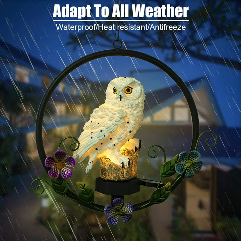 

Hot Sell Owl Solar Light With Solar LED Outdoors Solar Light Solar Lamp Solar Garden Light Home Outdoor Yard Garden Solar Light