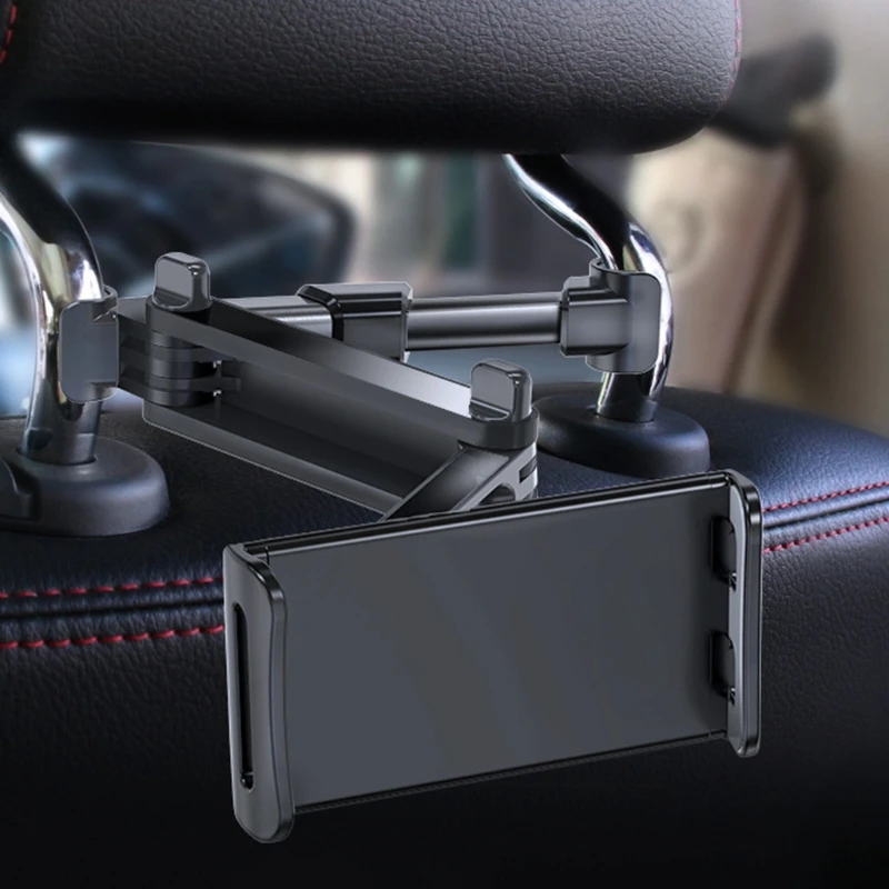 car rear pillow mobile phone holder telescopic 360 degree rotating universal bracket back seat headrest tablet stand free global shipping