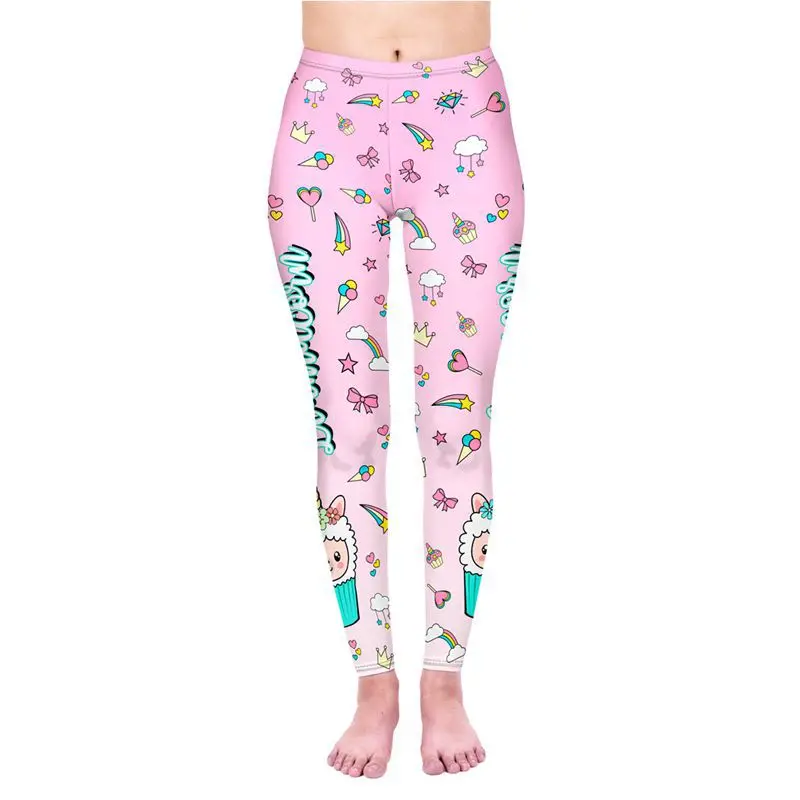 

Женская одежда, леггинсы, модные женские штаны с принтом для фитнеса, уличные штаны для тренажерного зала, леггинсы для подтяжки бедер, Женс...