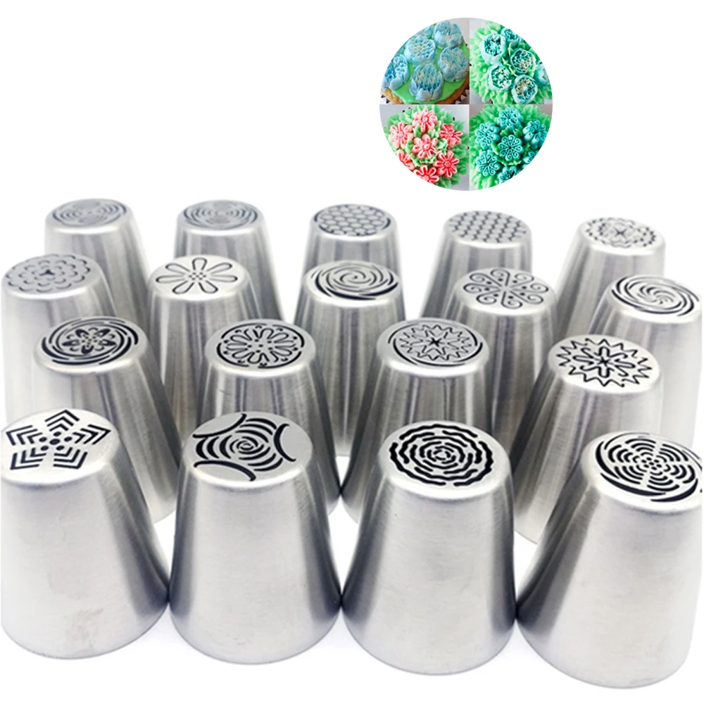 18 шт./компл. кондитерские насадки для украшения торта|Формы тортов| |