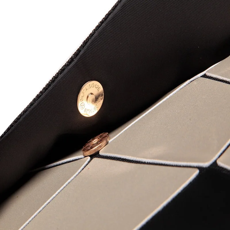 

Geometric Leather Fashion Envelope Bags Outdoor Clutches With Chain Designer Party Pouch Small Handbags Rectangle Purse Women