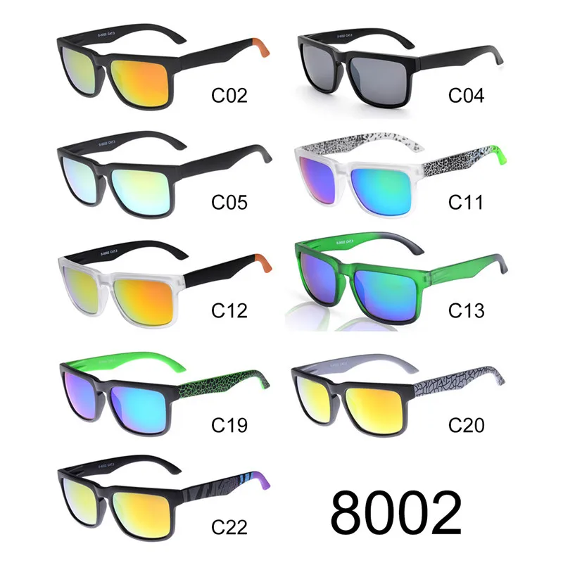 Очки солнцезащитные мужские и женские квадратные со светоотражающим