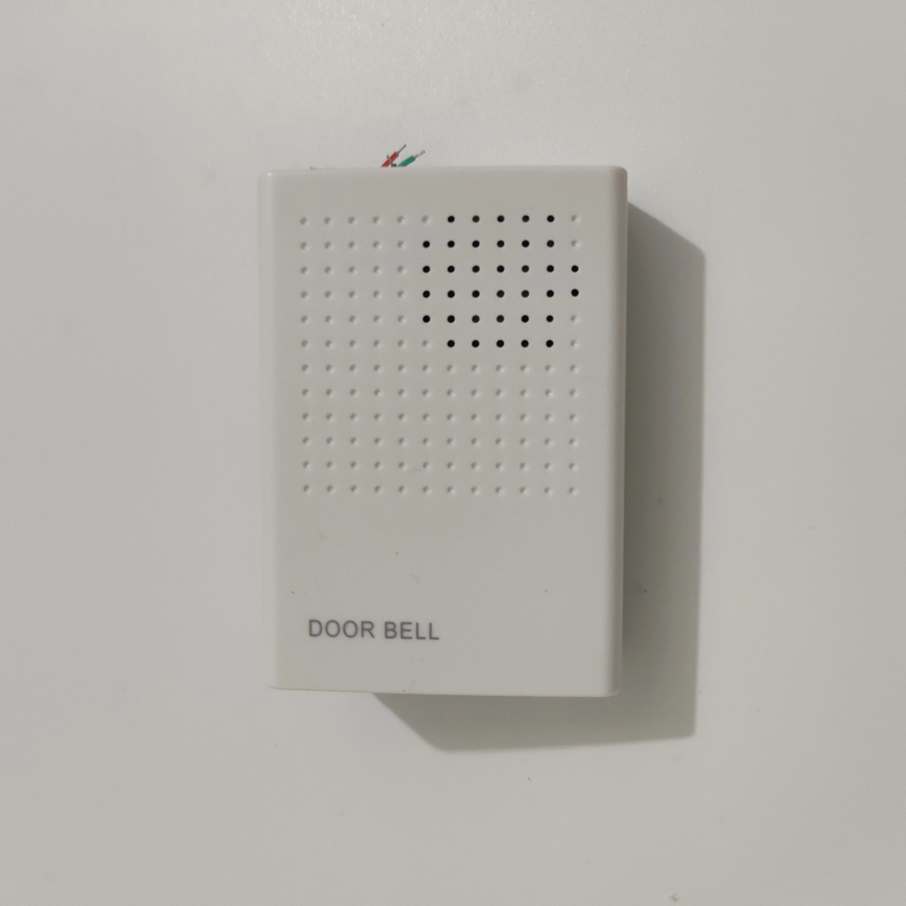 

Wired Door Bell Chime DC 12V Vocal Wired Doorbell Welcome Door Bell For Office Home Security Access Control System White
