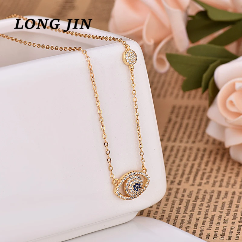 Япония и Южная Корея простой стиль глаз ожерелье преувеличенное модное