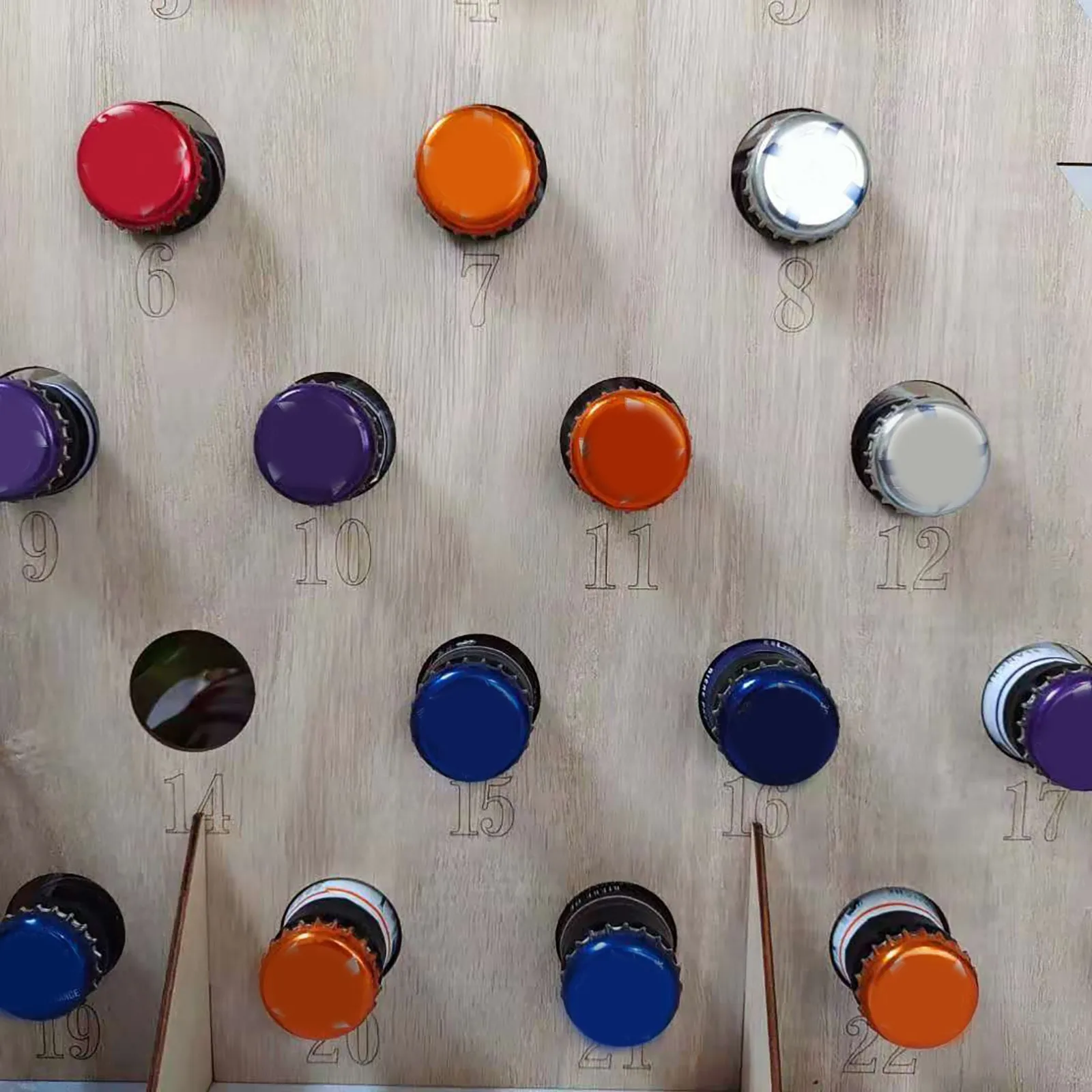 Рождественская елка-календарь для взрослых/праздничный винный стеллаж подарки