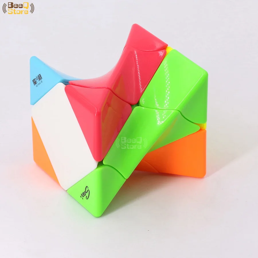 Mofangge Twistyskewb Twisty Skew Cube Cubo Magico Speed головоломка игрушки для детей черные наклейки