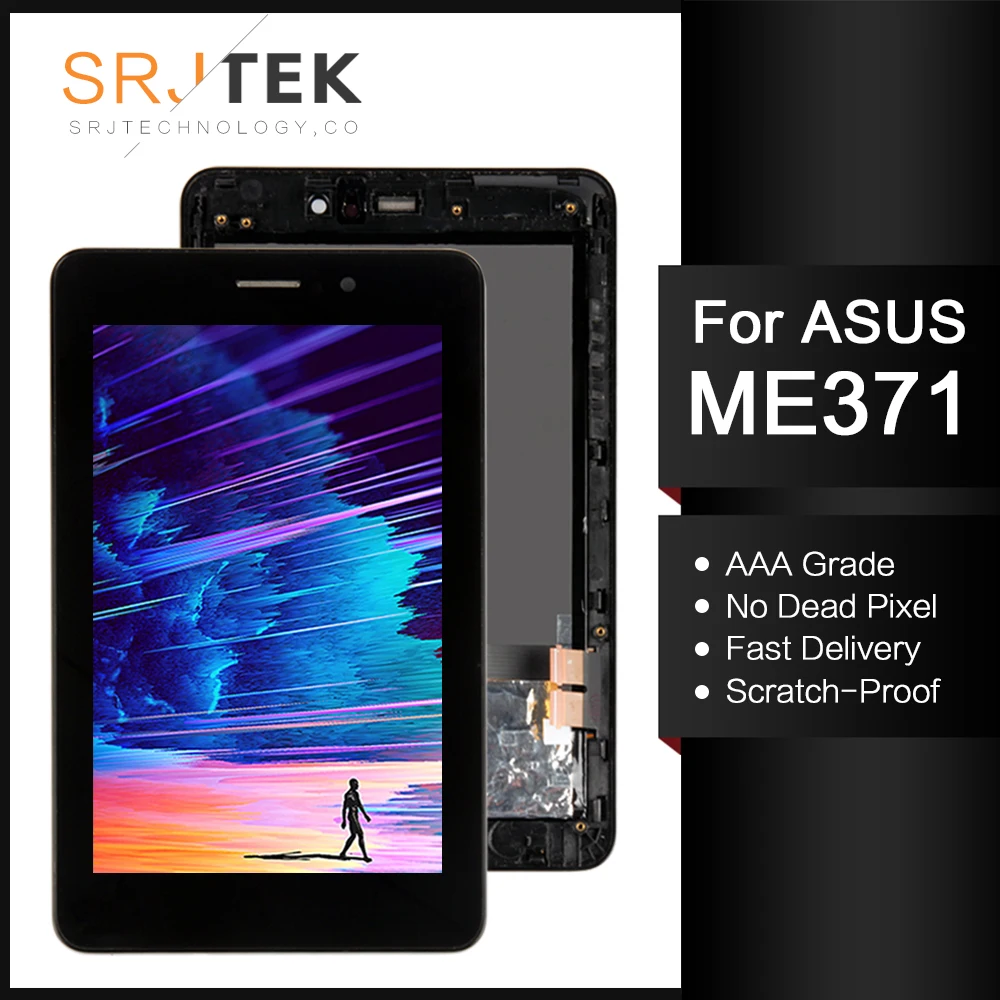 

7 ''полная сборка для ASUS Fonepad 7 ME371 ME371MG K004 планшет ЖК-дисплей сенсорный экран дигитайзер матрица Замена с рамкой