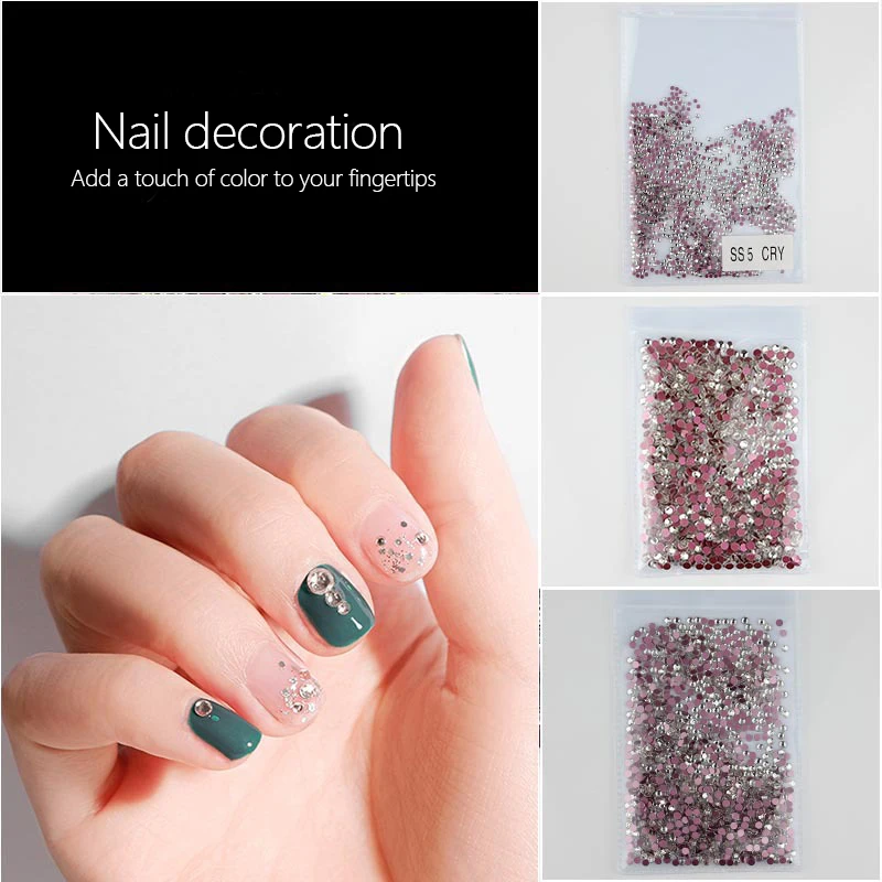 Белый Стразы AB красная нижняя поверхность нетермальный ремонт стразы стекло