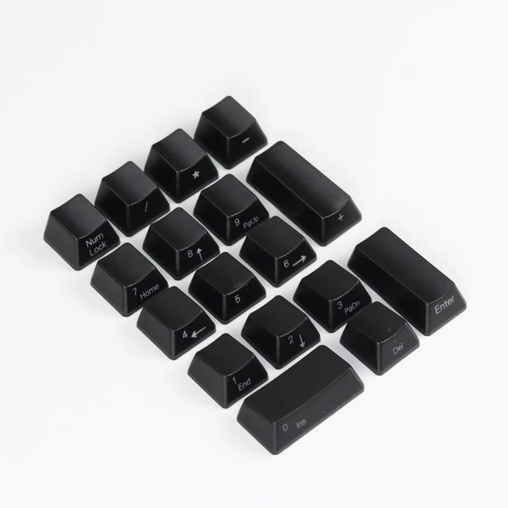 17 клавиш ABS боковой прозрачный колпачок для лазерная резьба OEM высота колпачки