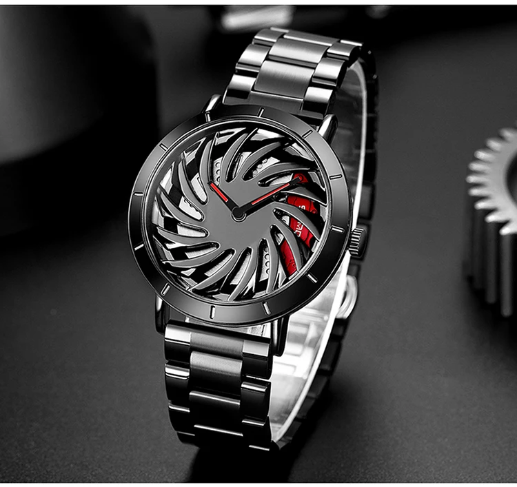 

SYNOKE Men's Watch Top Brand Sport GTM Watch Wristwatches Steel Business Wheel Dial Men Quartz Watches Reloj Hombre Relgio