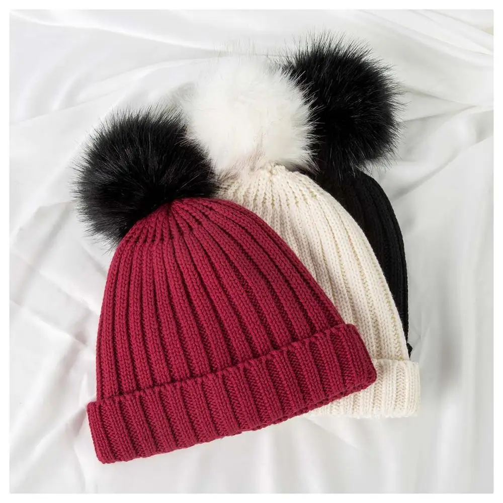 Осенне-зимняя мягкая теплая вязаная шапка Youpin из шерсти для мужчин и женщин