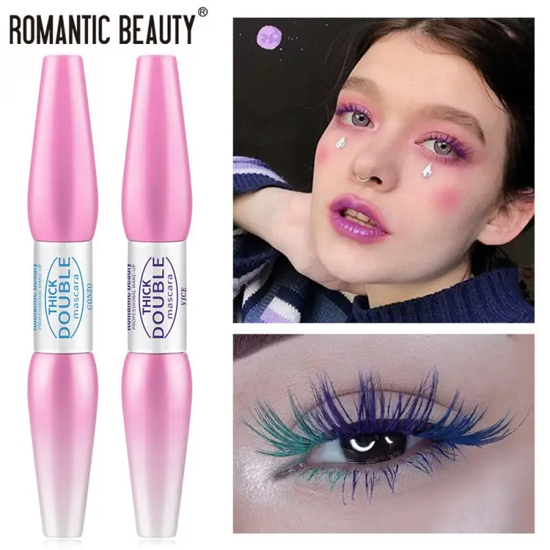 Двухсторонняя цветная тушь для ресниц водоСТОЙКАЯ и не снимает влагу стойкий