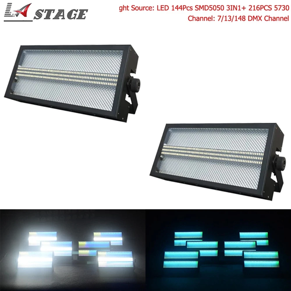 2 шт./партия сверхъяркий RGB-стробоскоп |