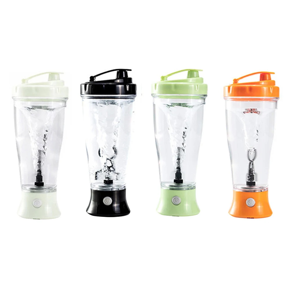 

300ML Gym Automatic Protein Shaker Bottle Portable Powerful Shake Water Mixer Mixing Cup Electric Self Shaking Cup White