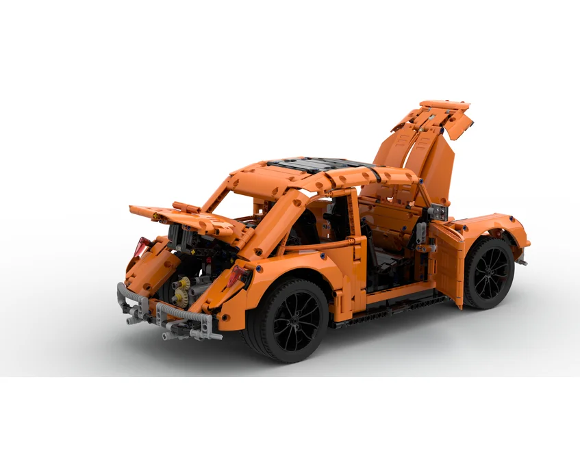 Новый 2021 Жук технологии строительный блок moc 34945 Супер спортивный автомобиль без