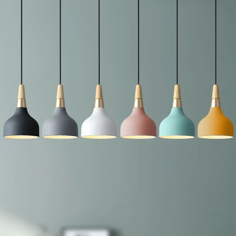 Современный подвесной светильник в скандинавском стиле Люстра В индустриальном