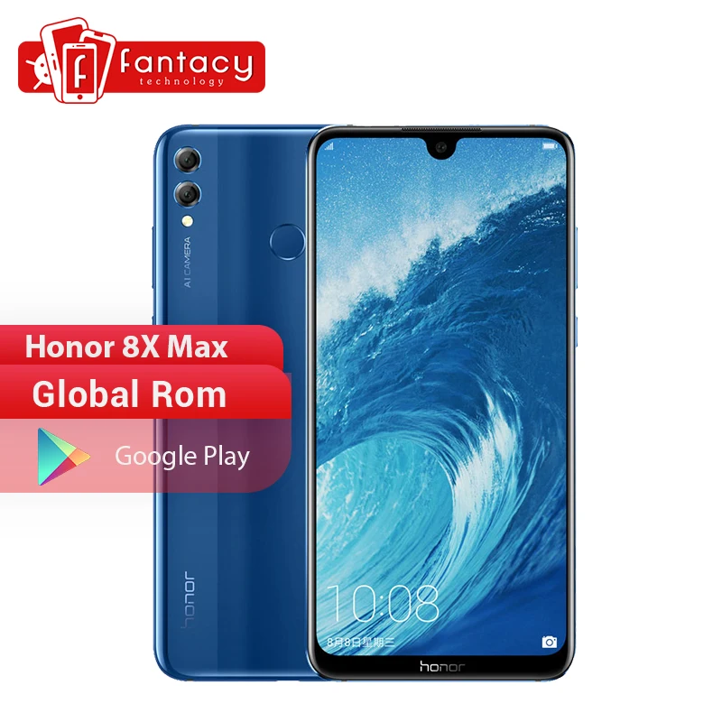 Honor 8X Max смартфон с глобальной прошивкой 7 12 дюймов большой экран Восьмиядерный