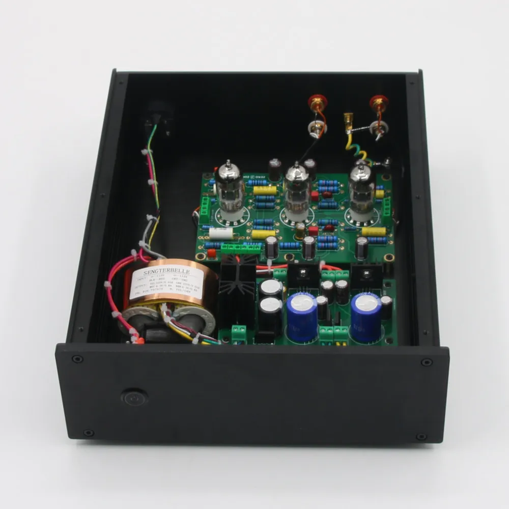 Готовый предусилитель проигрывателя HIFI MM RIAA 12AX7/EAR834 Основание лампового