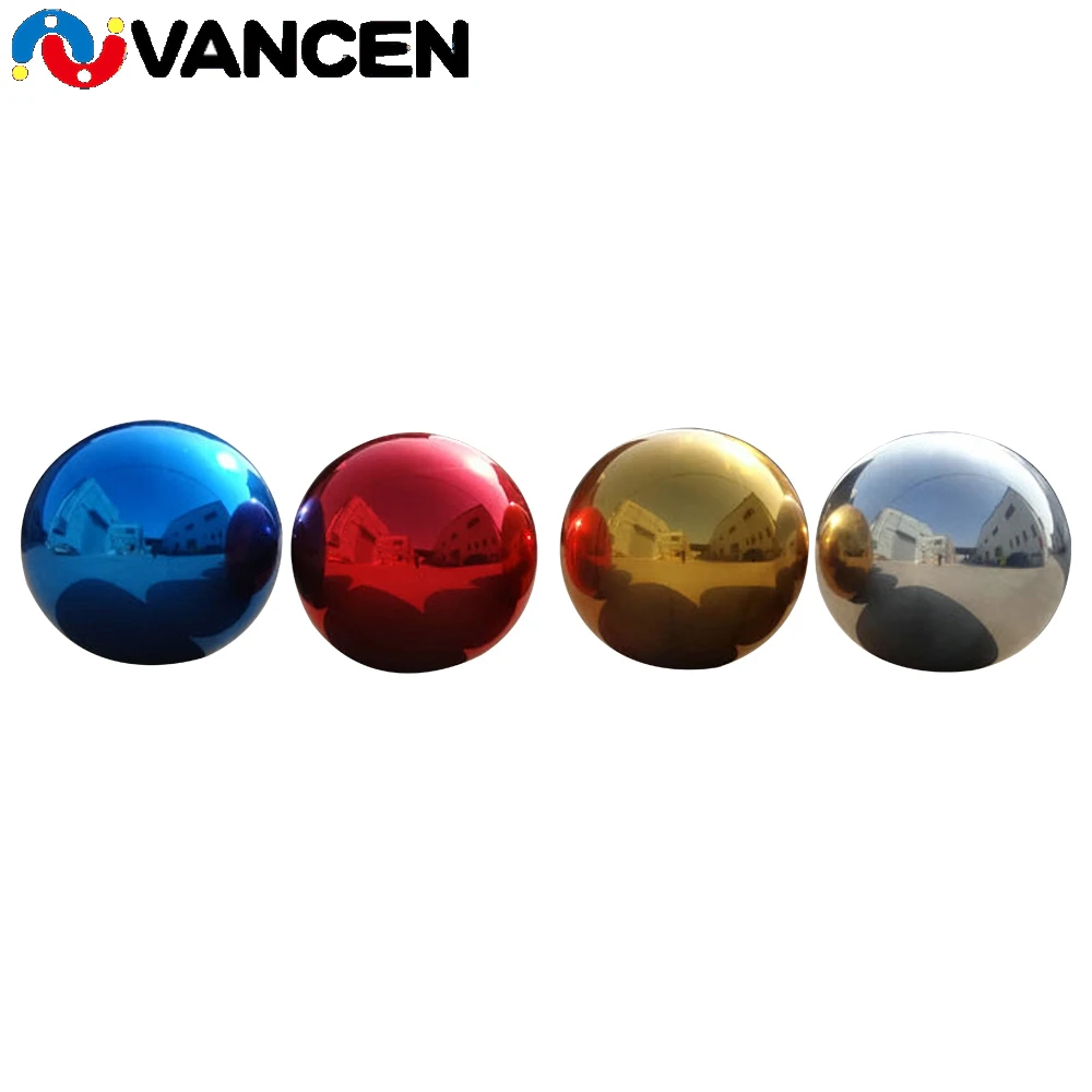 Четыре цвета красивые надувные зеркальные шары для украшения мероприятий
