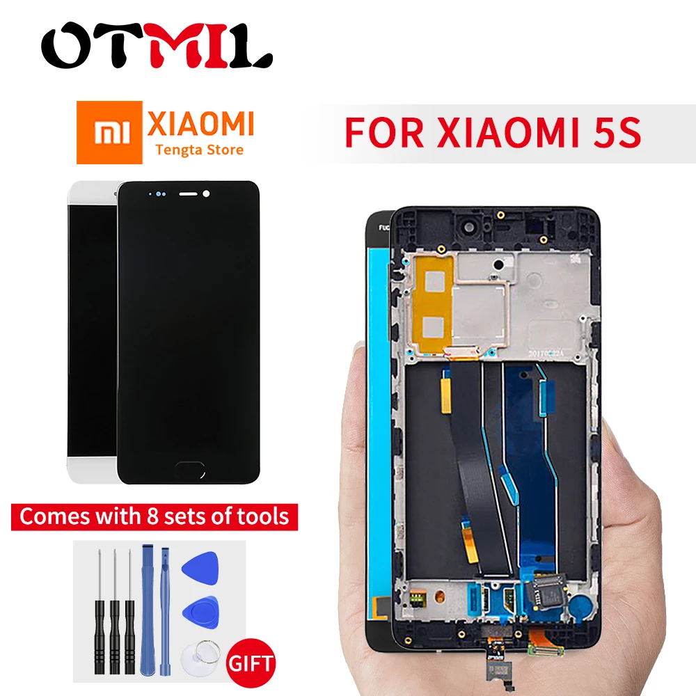 5 15 &quotоригинальный для Xiaomi mi 5s ЖК-дисплей сенсорный экран с рамкой XIAO дисплей