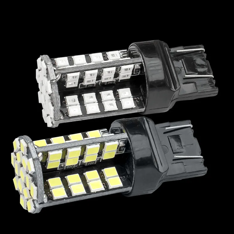 2 шт. T20 7443 W21/5 Вт W21W 7440 супер яркий 79 SMD 2835 светодиодный авто тормоз светильник стоп