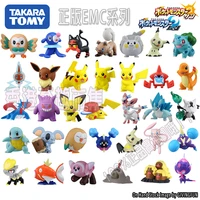 takara tomy genuine pokemon pikachu rowlet komala vulpix pikachu mimikyu magikarp stufful cute action figure model toys