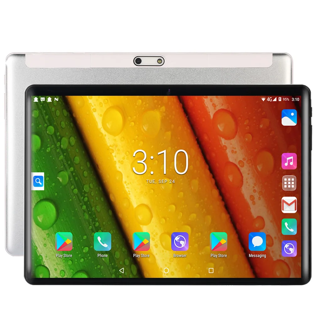 Дешевая цена, новинка, 10 дюймов, Телефонный звонок сим-карты Octa Core FM WI-FI планшетный ПК с системой андроида и 7,0 WI-FI Bluetooth 4 Гб+ 64 ГБ ips ЖК-дисплей Дисплей