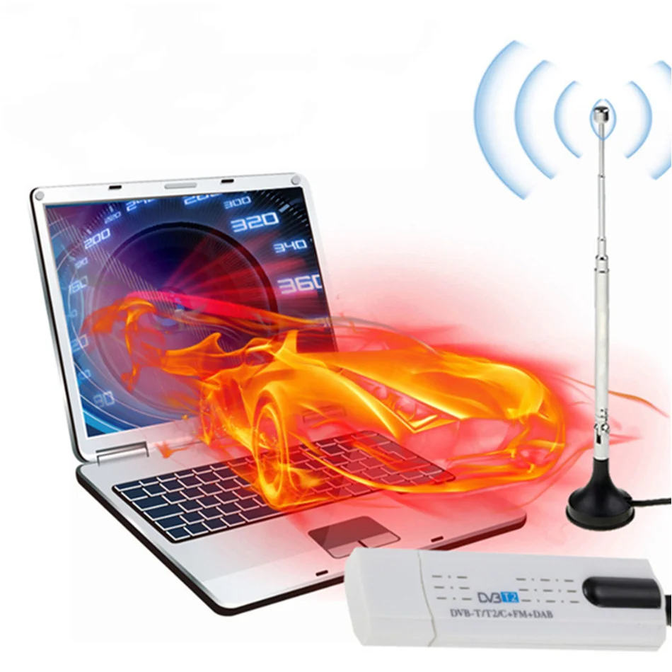 Цифровая антенна USB 2 0 HD TV Remote тюнер рекордер и приемник для DVB-T2/DVB-T/DVB-C/FM/DAB