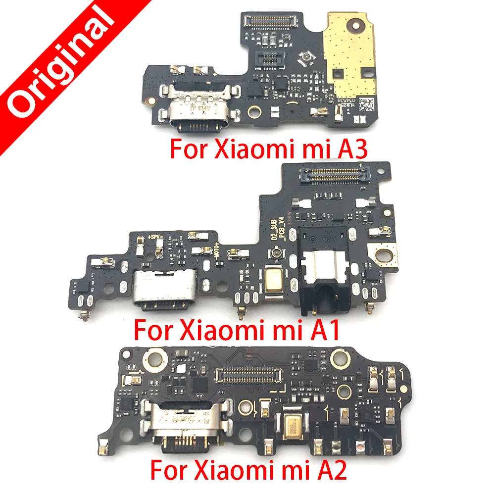 Новая оригинальная плата для зарядного порта USB Xiaomi Mi A2 Lite A1 A3 гибкий кабель