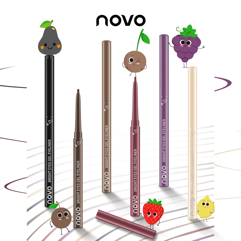 Натуральная подводка для глаз стойкая водостойкая карандаш не размазывается