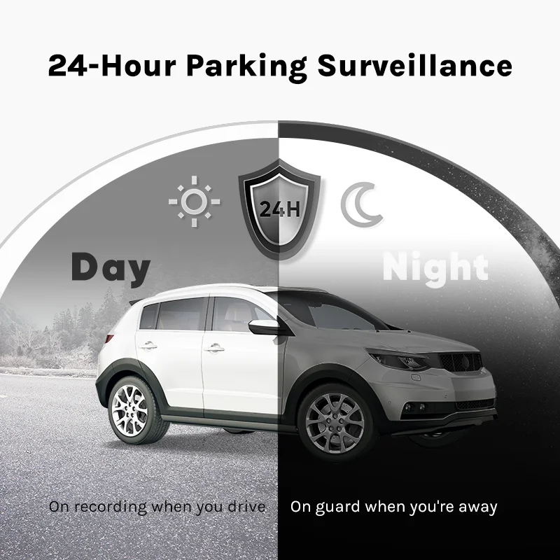 $66.99 70mai Dash Cam Pro Plus 70mai A500S 1944P Car DVR Built-in GPS 24H Parking Monitor 70mai Pro Plus Night Vision Front & Rear Cam