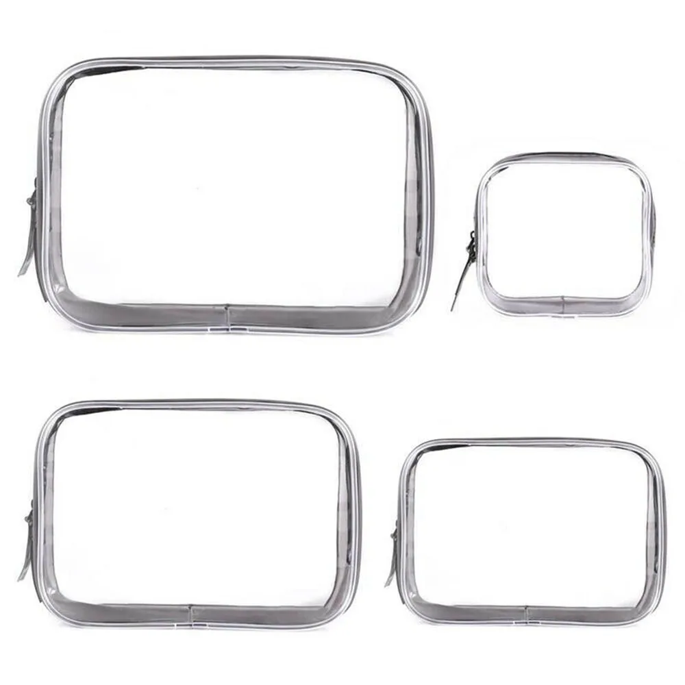 Прозрачная косметичка из ПВХ для женщин дорожный органайзер туалетных